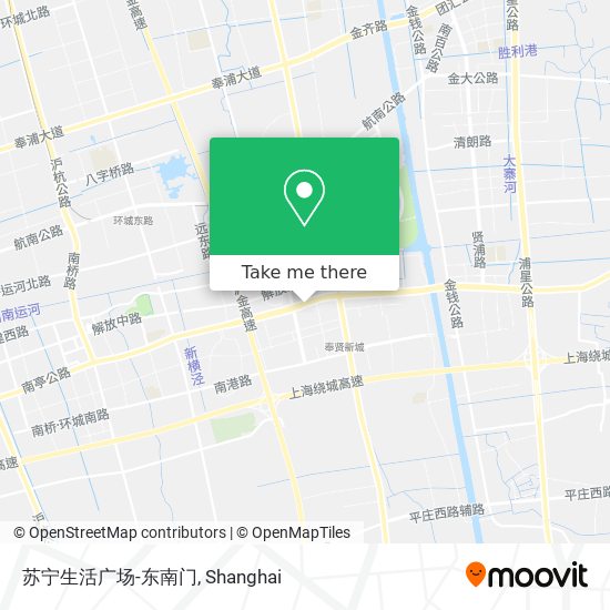 苏宁生活广场-东南门 map