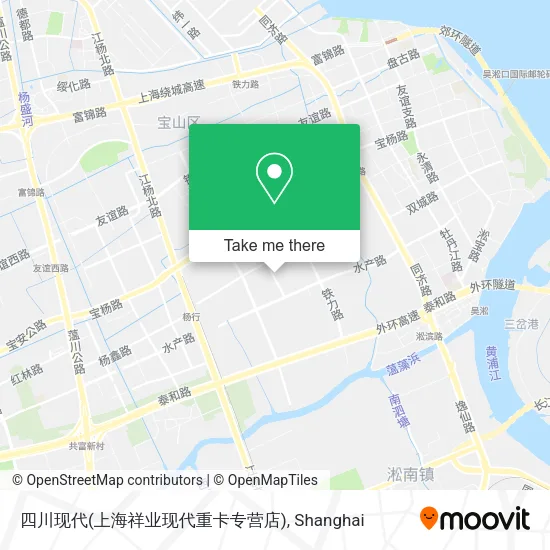 四川现代(上海祥业现代重卡专营店) map