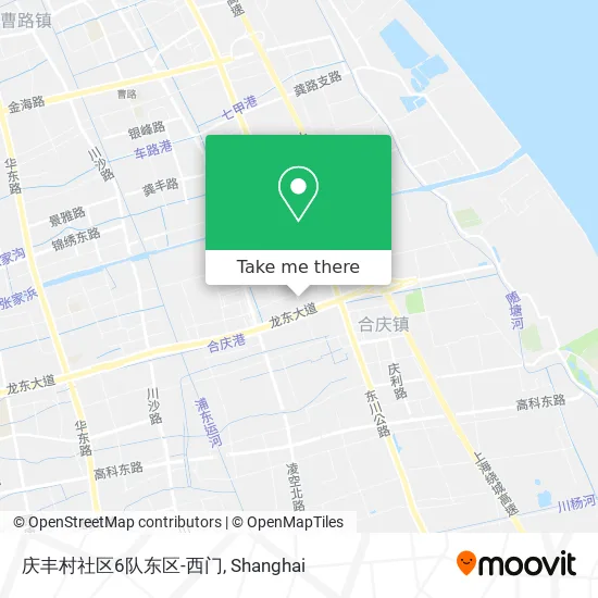 庆丰村社区6队东区-西门 map