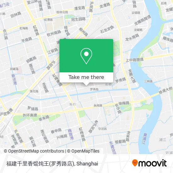 福建千里香馄饨王(罗秀路店) map