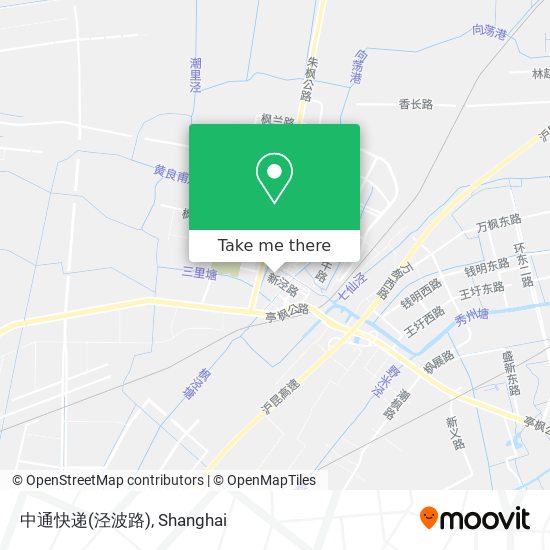 中通快递(泾波路) map