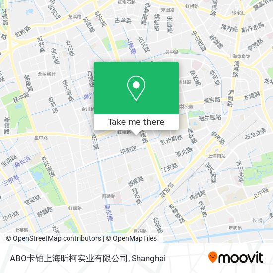 ABO卡铂上海昕柯实业有限公司 map