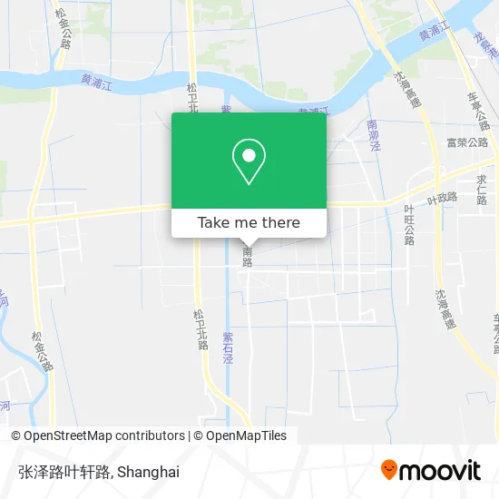 张泽路叶轩路 map
