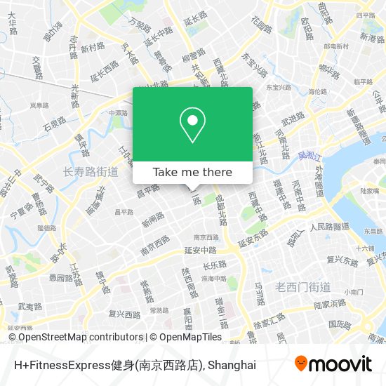 H+FitnessExpress健身(南京西路店) map