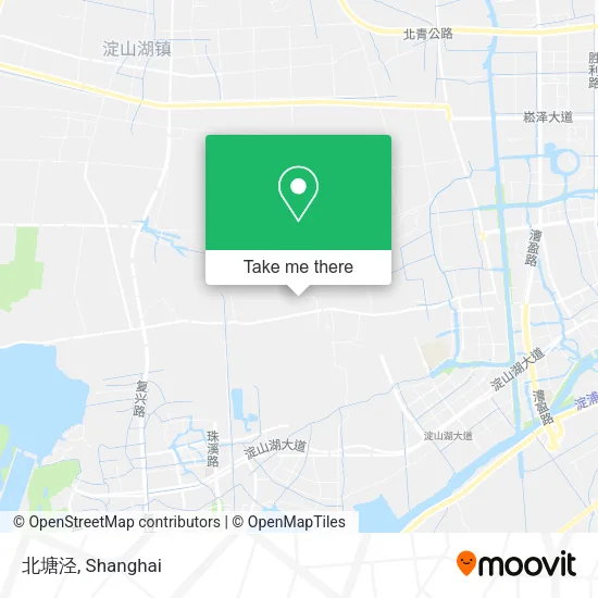 北塘泾 map