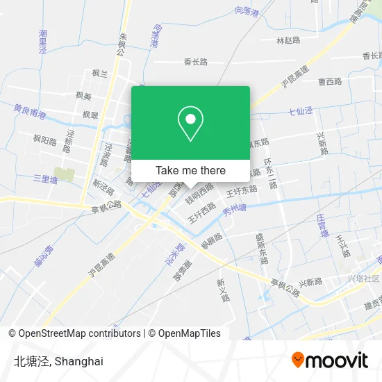 北塘泾 map