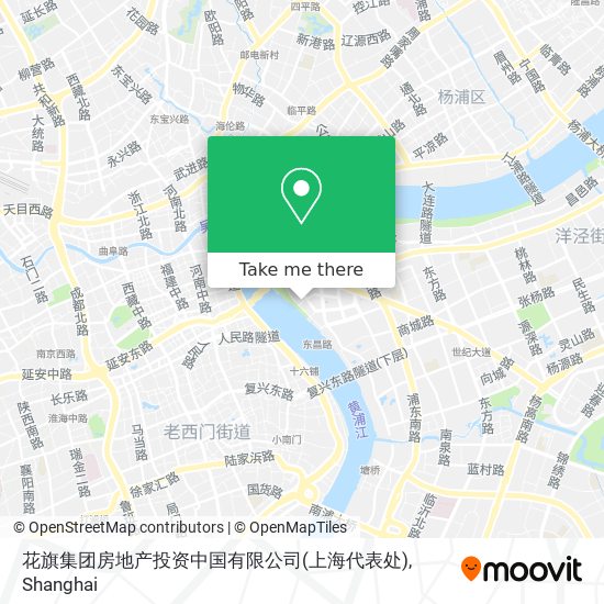 花旗集团房地产投资中国有限公司(上海代表处) map