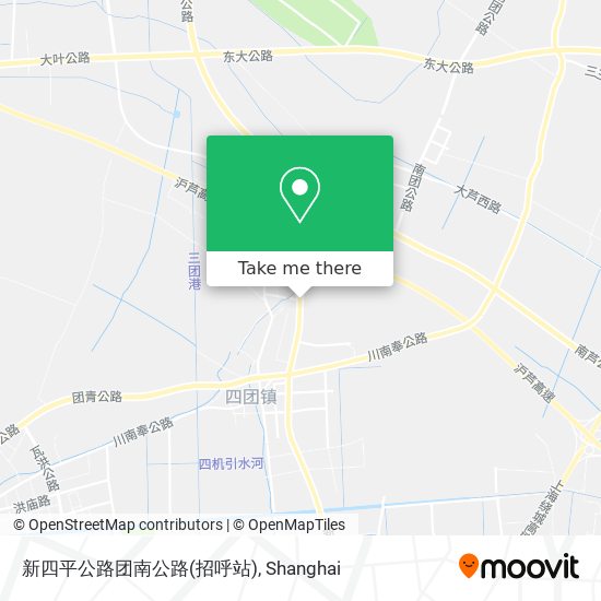 新四平公路团南公路(招呼站) map
