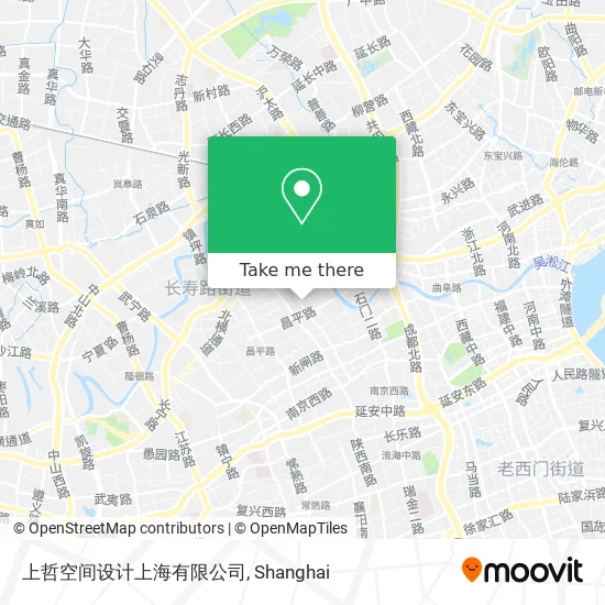 上哲空间设计上海有限公司 map