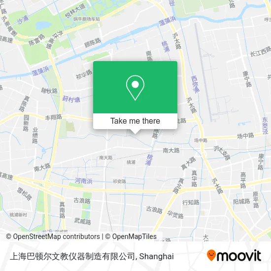 上海巴顿尔文教仪器制造有限公司 map