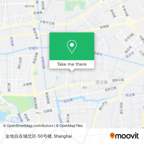 金地自在城北区-50号楼 map