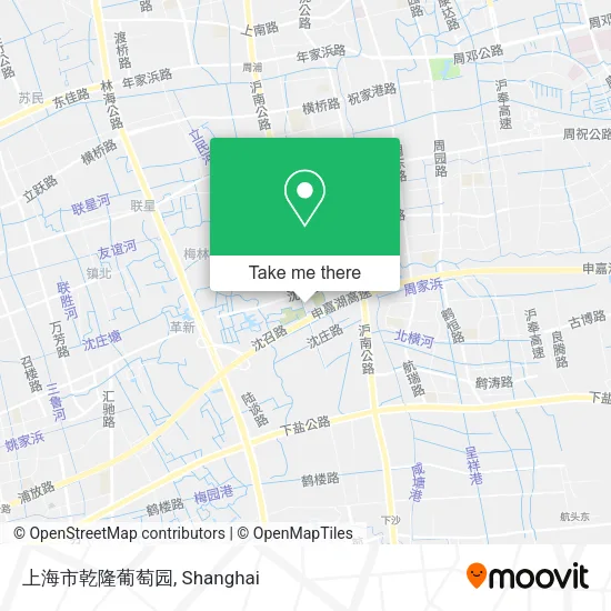 上海市乾隆葡萄园 map