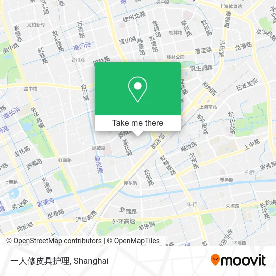 一人修皮具护理 map