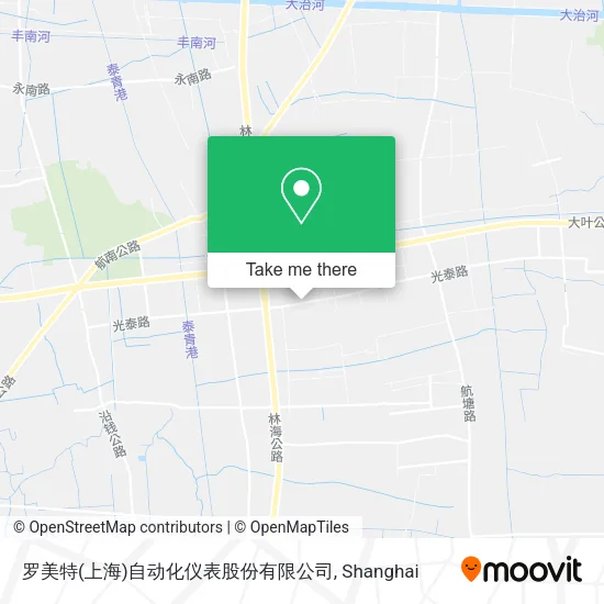 罗美特(上海)自动化仪表股份有限公司 map