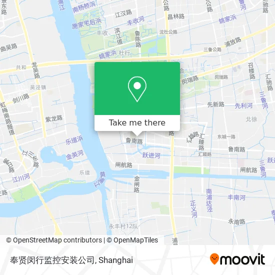 奉贤闵行监控安装公司 map