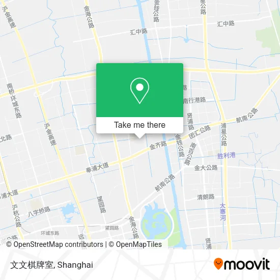 文文棋牌室 map