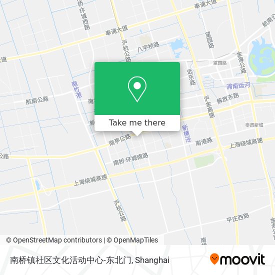 南桥镇社区文化活动中心-东北门 map