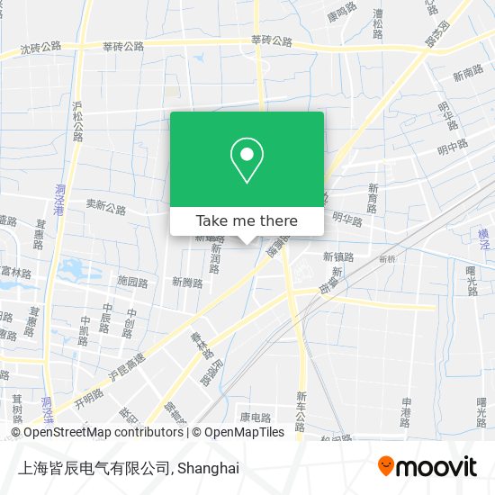 上海皆辰电气有限公司 map