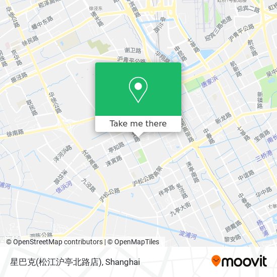 星巴克(松江沪亭北路店) map