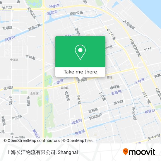 上海长江物流有限公司 map