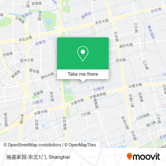 瀚盛家园-东北1门 map