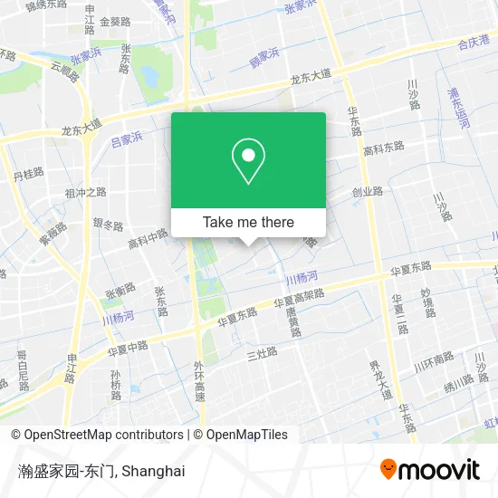 瀚盛家园-东门 map