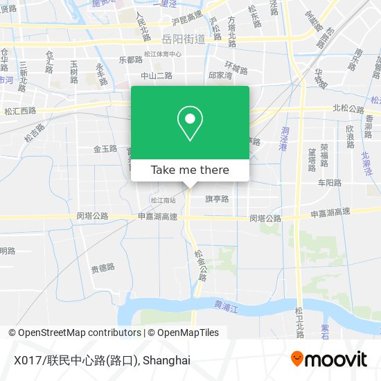 X017/联民中心路(路口) map