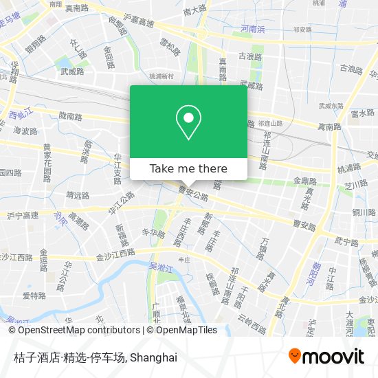 桔子酒店·精选-停车场 map