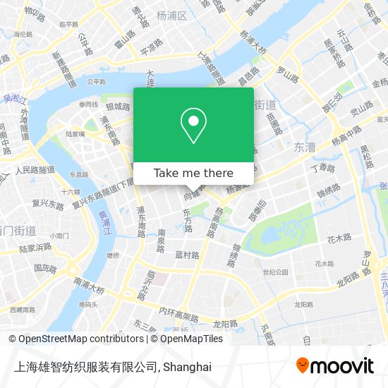 上海雄智纺织服装有限公司 map