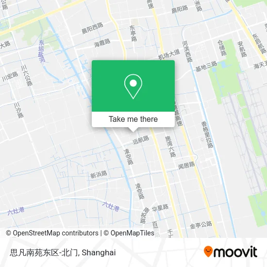 思凡南苑东区-北门 map