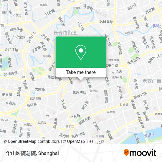 华山医院总院 map