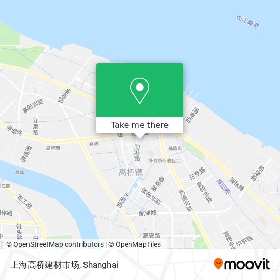 上海高桥建材市场 map