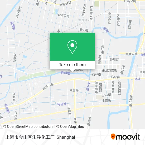 上海市金山区朱泾化工厂 map