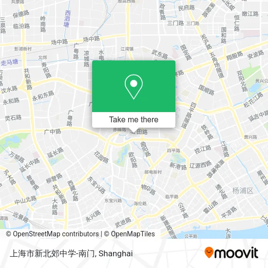 上海市新北郊中学-南门 map
