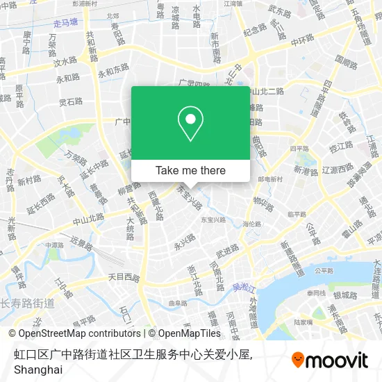 虹口区广中路街道社区卫生服务中心关爱小屋 map