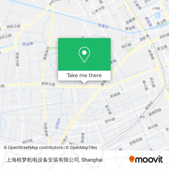 上海框梦机电设备安装有限公司 map