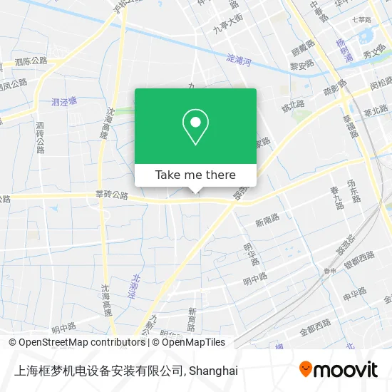 上海框梦机电设备安装有限公司 map