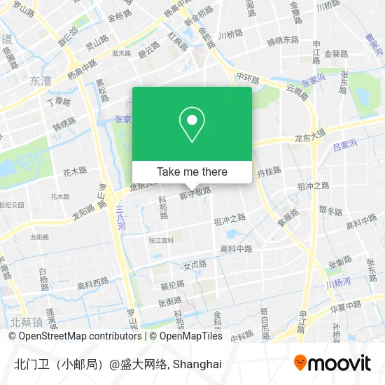 北门卫（小邮局）@盛大网络 map