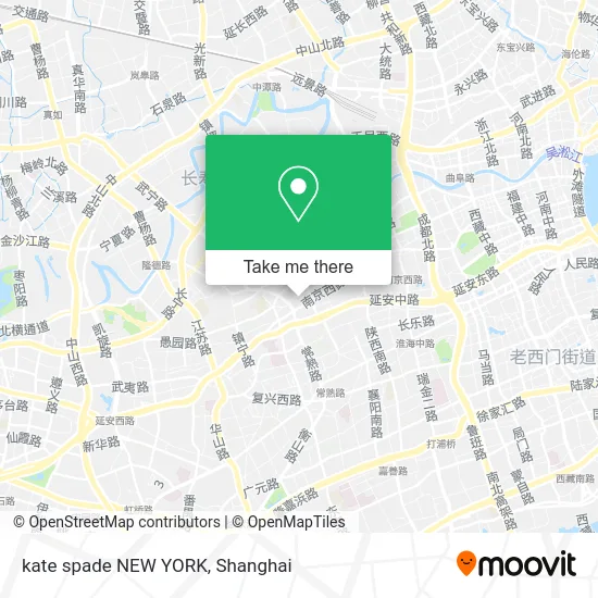 kate spade NEW YORK map