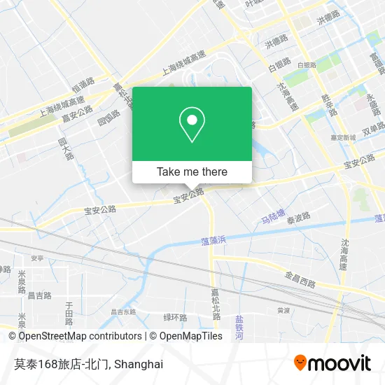 莫泰168旅店-北门 map
