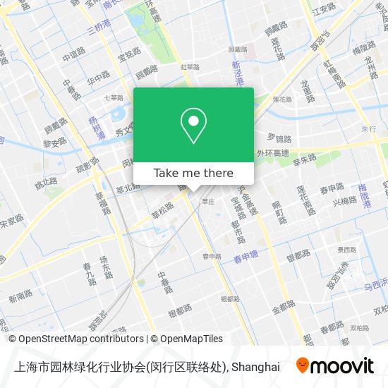 上海市园林绿化行业协会(闵行区联络处) map