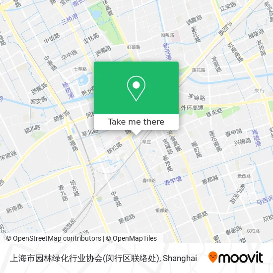 上海市园林绿化行业协会(闵行区联络处) map