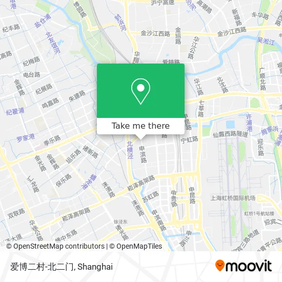 爱博二村-北二门 map