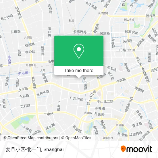 复旦小区-北一门 map