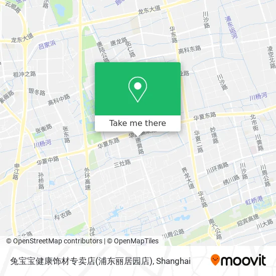 兔宝宝健康饰材专卖店(浦东丽居园店) map
