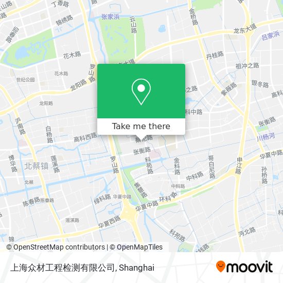 上海众材工程检测有限公司 map