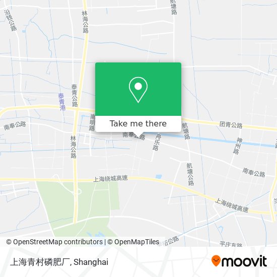 上海青村磷肥厂 map