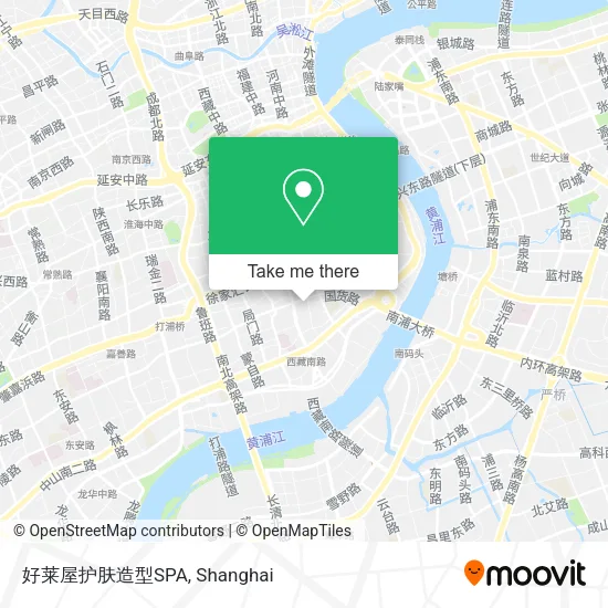 好莱屋护肤造型SPA map