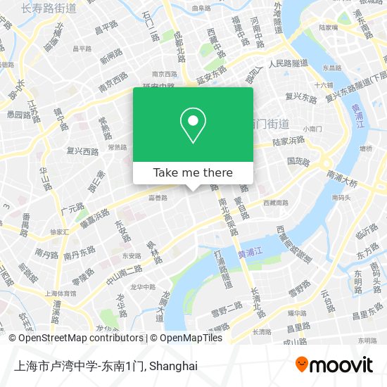 上海市卢湾中学-东南1门 map