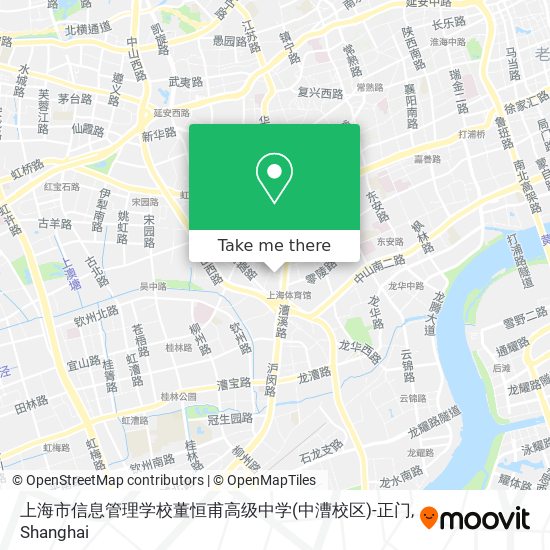 上海市信息管理学校董恒甫高级中学(中漕校区)-正门 map